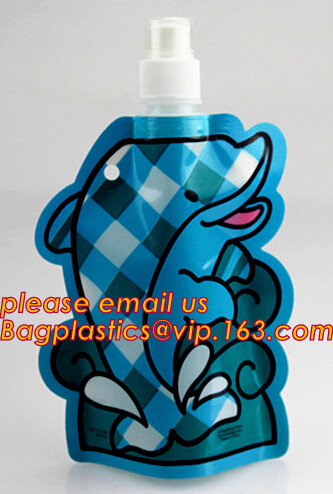 Custom Reusable Juice Food Packaging Plastic Bag Alcohol Drink Wine Spout Pouch Bag,liquid spout pouch/wine drink juice