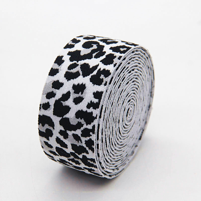 Customized Letters Pattern Soft Durable Ribbon For Underwear Waistband Jacquard Elastic Band