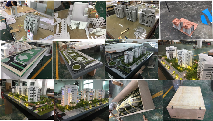 Led lighting architectural modeling supplies, real estate scale mockup