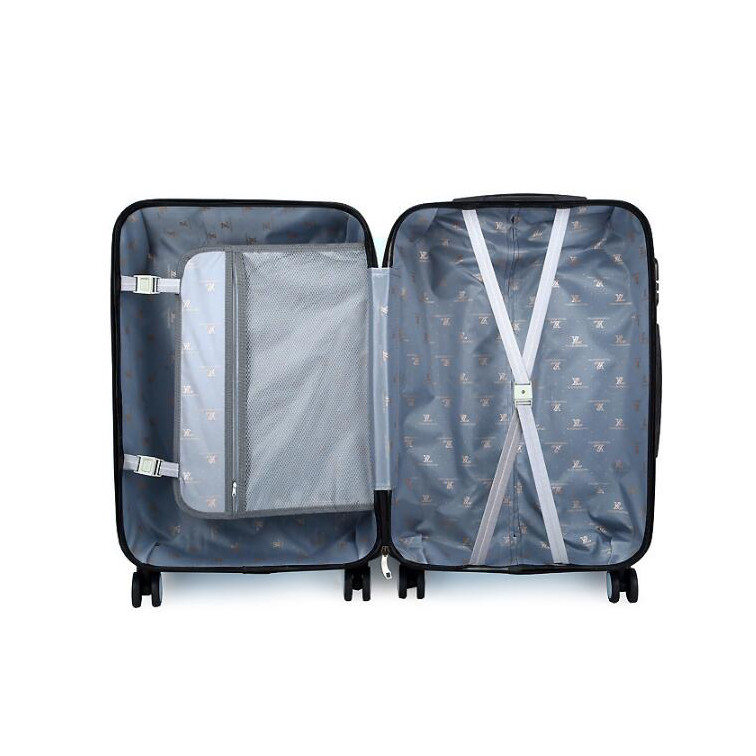 Aluminum Blue 20inch ODM ABS Stylish Trolley Suitcase