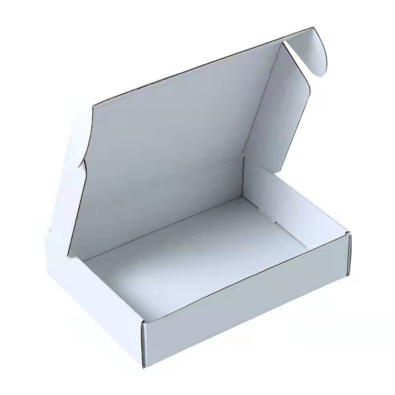 Customized Rigid Corrugated Cardboard Shipping Box For Silk Lining Clothing