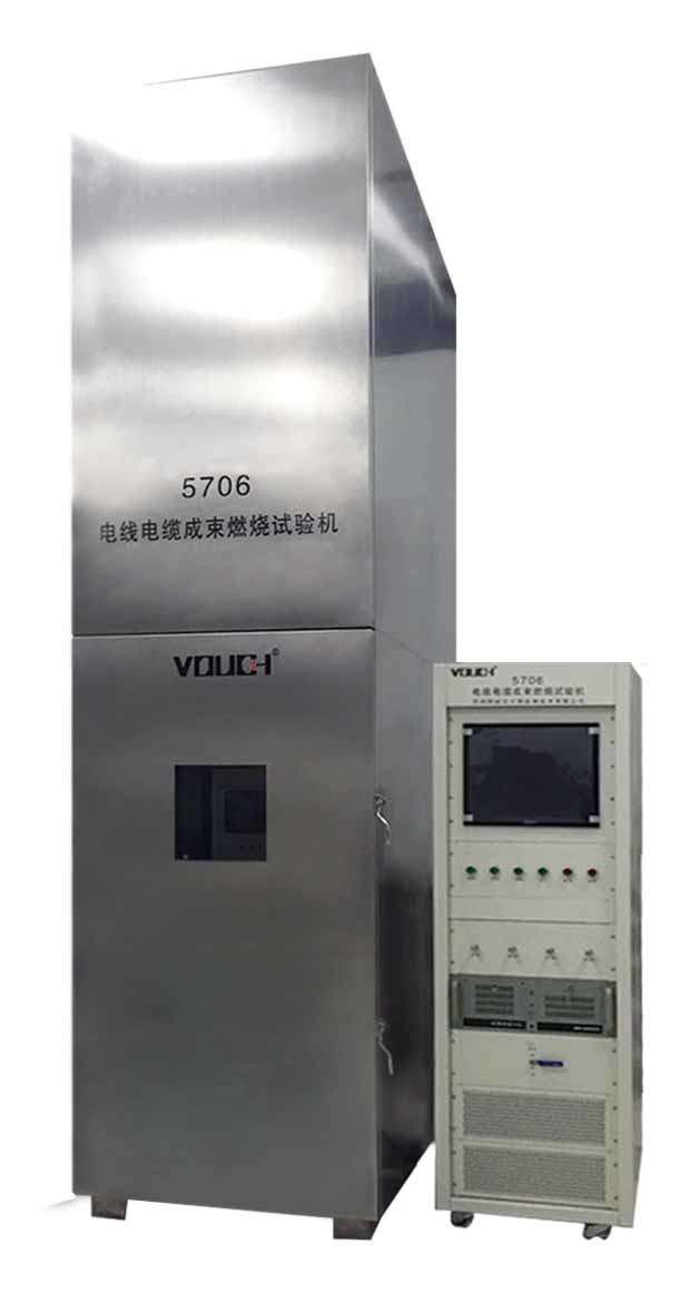 Rj45 Lan Cable Flame Test Appliance Flame Propagation Of A Single Wire 257L*4.5W Combustion Front