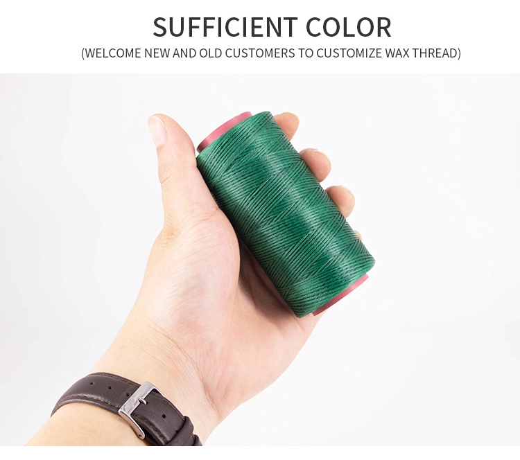 150D Waxed Book Binding Thread for Beginners Leather Craft DIY Bags Ring Twisted