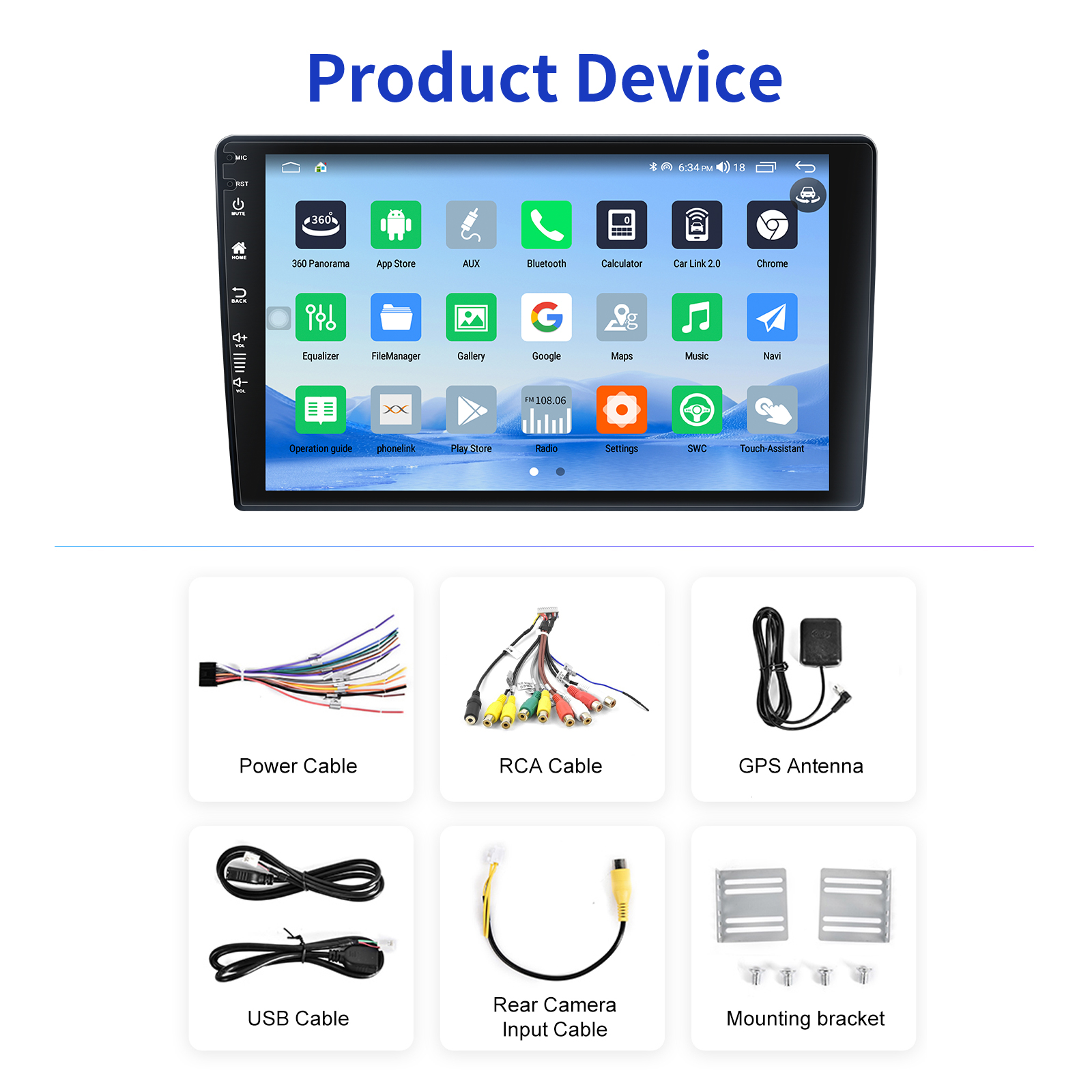 9 inch Android Carplay Multimedia Stereo For NISSAN Patrol GPS Navigation Support DVR