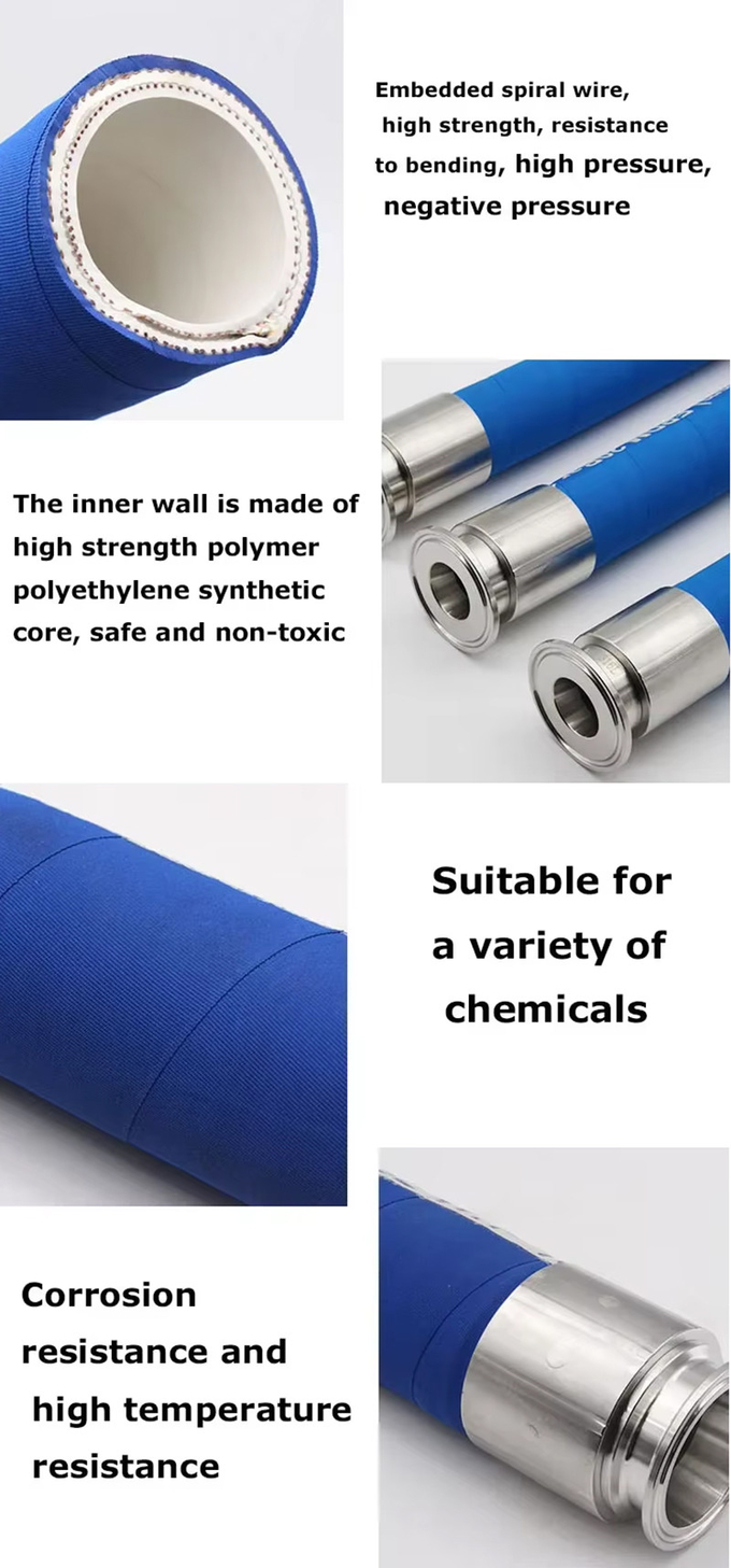 Customized Food Grade Hose And Reel High Abrasive Resistant