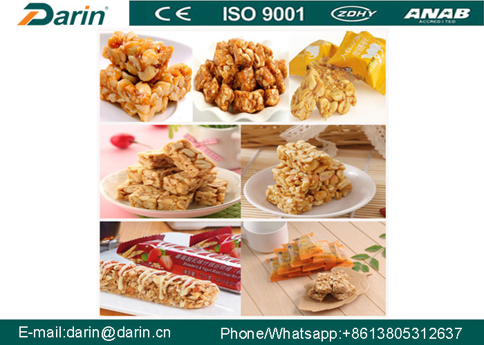 Healthy Nutritional Vegetarian Cereal Bar Making Machine with Siemens PLC & Touch Screen