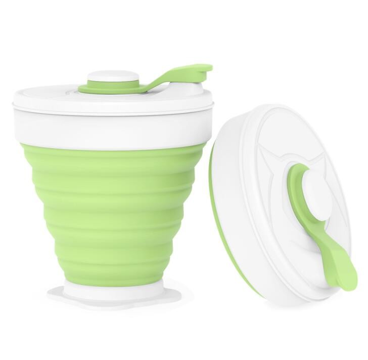 Travel Silicone Collapsible Coffee Cup Food Grade Material For Camping Hiking