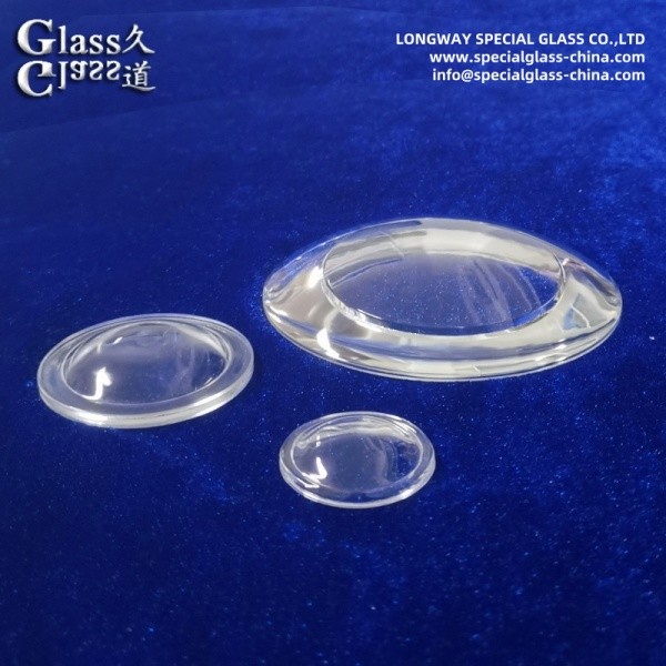 Durable Clear Borosilicate Glass Lamp Lens For Outdoor Lighting