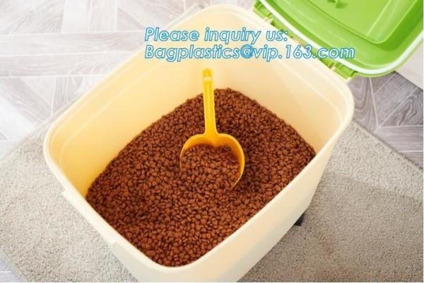Promotion Plastic airtight lid Pet Food Storage Container, 40L /15KG Large