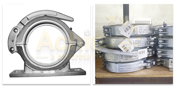 40Cr SCHWING Pump Parts DN100 DN125 Concrete Pump Clamp