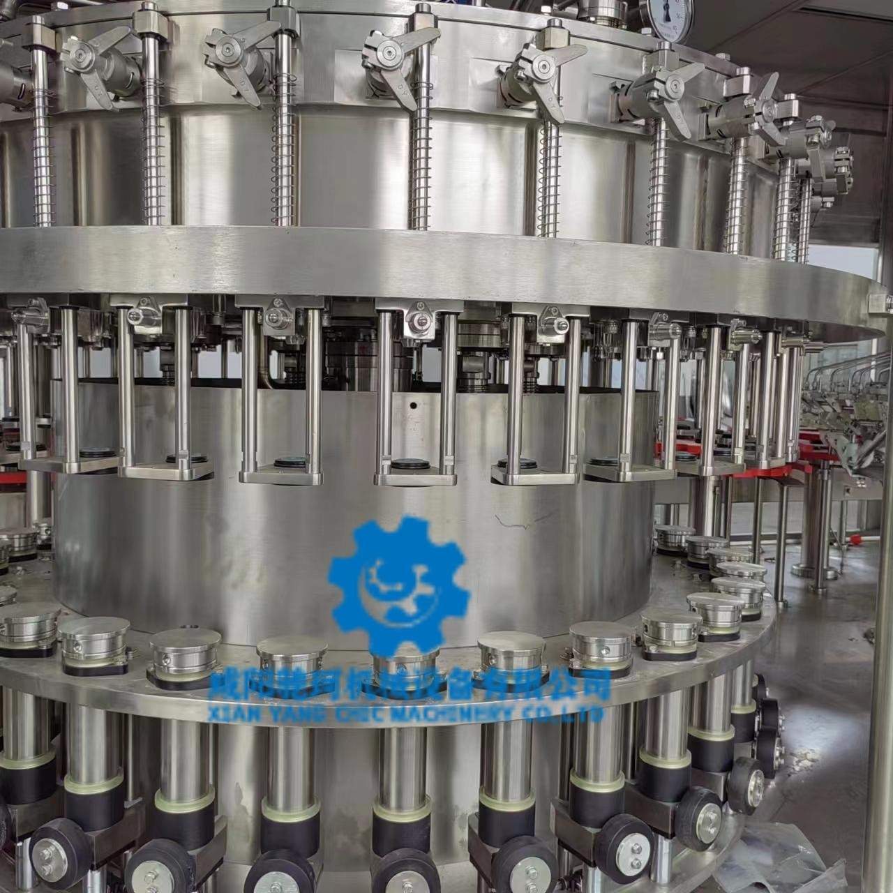 Stainless Steel Touch Screen Bottles Fill Seal Machine Safety Features Roller Sealing Technology