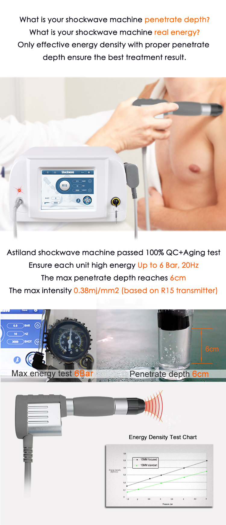 Portable Air Pneumatic Equine Shockwave Therapy Machine Shock Wave For Horse