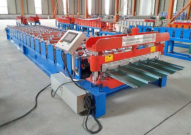 Automatic high quality used color steel sheet metal roll forming machine