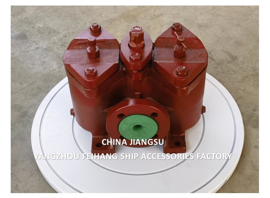 Duplex Low-Pressure Crude Oil Filter Flanged Cast Iron Low Pressure Crude Oil Filter Model: AS25 Cb/T425-1994