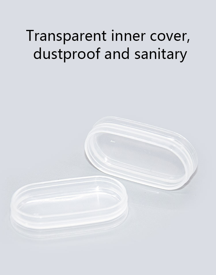 15g 20g BPA Free PP Plastic Oval Twist Up Deodorant Sticks Custom Color