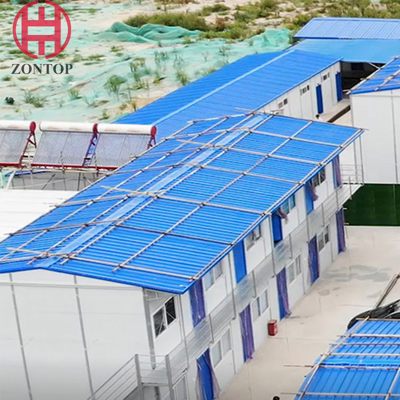 Zonop China modern luxury storage detachable 2 room prefabricated 20 ft modular home container prefab house