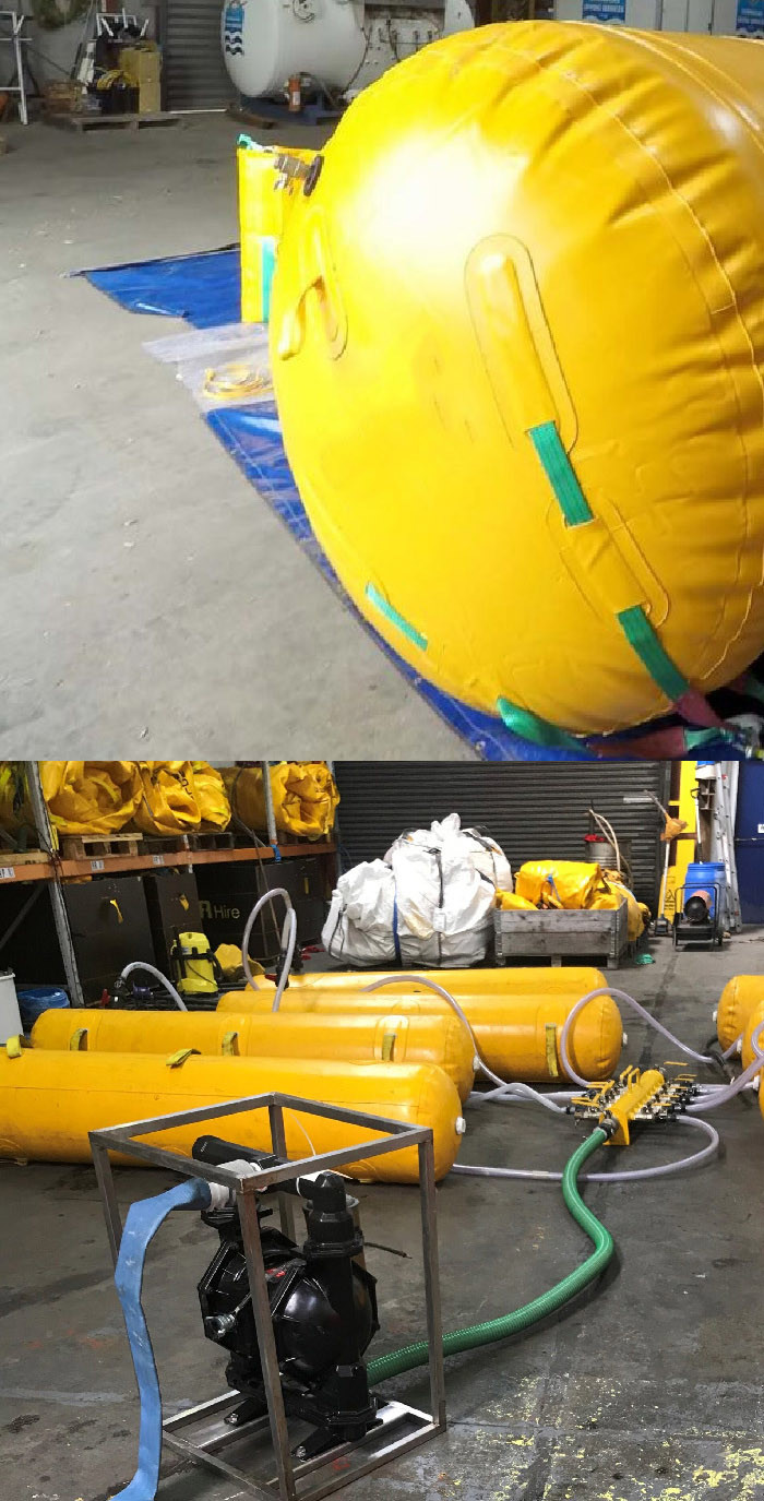 Floating Professional Boat Air Bags Marine Salvage Underwater Air Lifting Bags