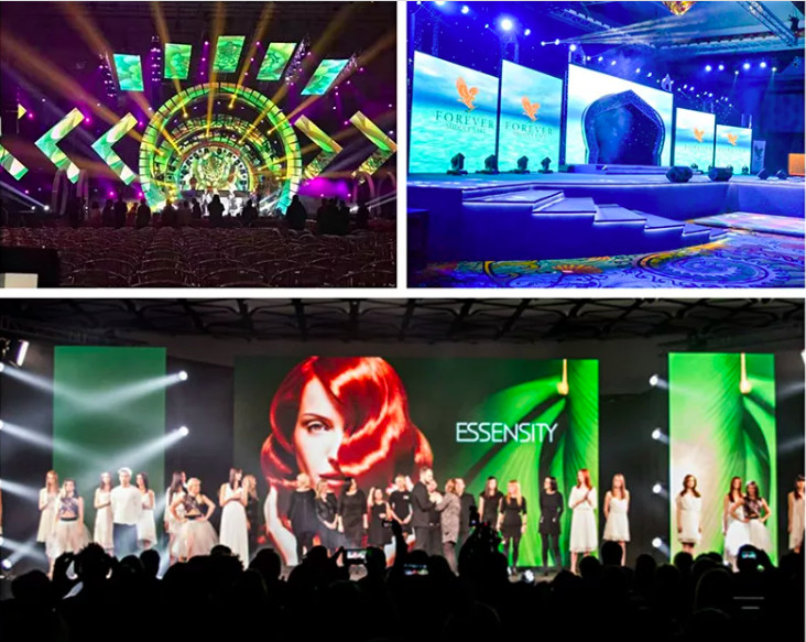 Matrix Interior Stage Rental Indoor LED Display Full Color P2.6 P2.9 P3.91 Panel