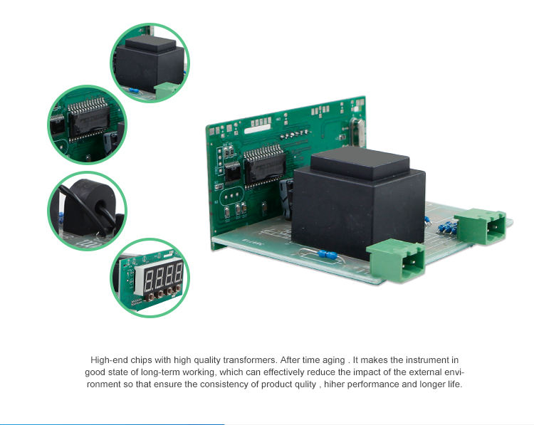 Power Distribution System LED AC/DC Power 48*96mm Digital Single-phase Voltage Meter