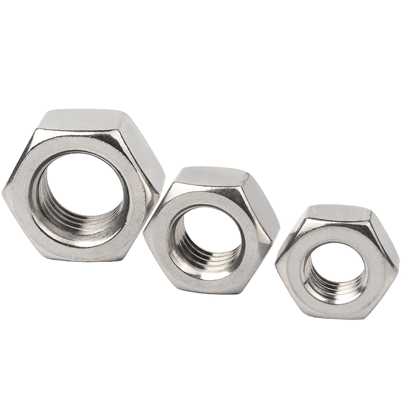 Automotive Industry Galvanized Stainless Steel Hexagon Head Nuts DIN934 10b21 M4-M52