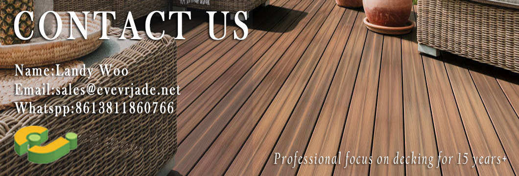 Long Lifespan Wood-Plastic Composite 150x25mm WPC Decking for Rumanien Pool Jetty