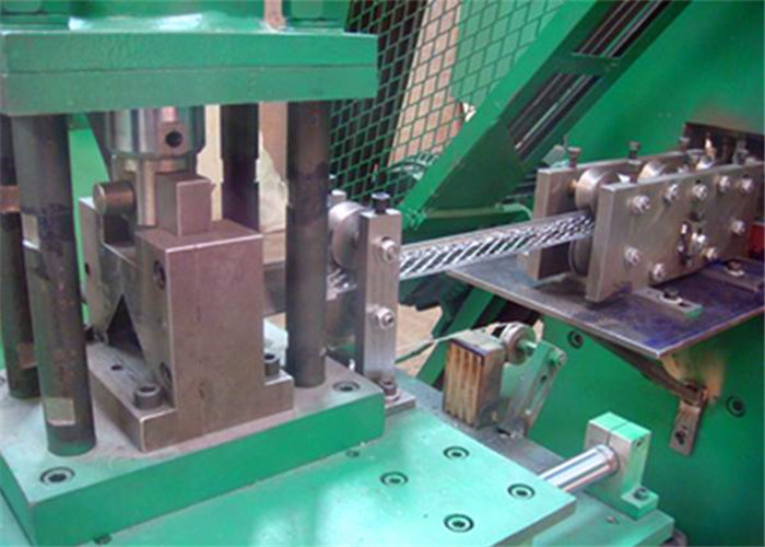 H Type Blue Color Perforated Metal Mesh Machine High Speed Hole Pounching