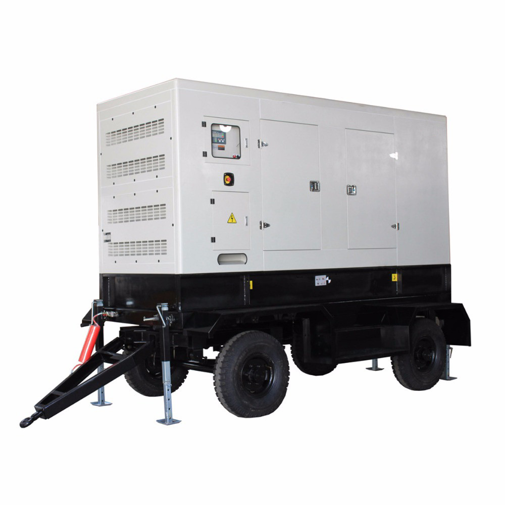 460KW 575KVA Silent Trailer type Diesel Generator Sets With Cummins KTAA19-G6 Engine