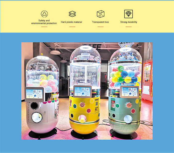 Coin Operated Game Gift Machine Bouncy Ball Capsule Toy Machine