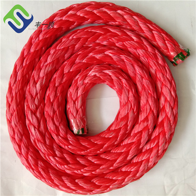 Powerful Marine Towing Rope 12 Strand Uhmwpe Vessel Mooring Lines