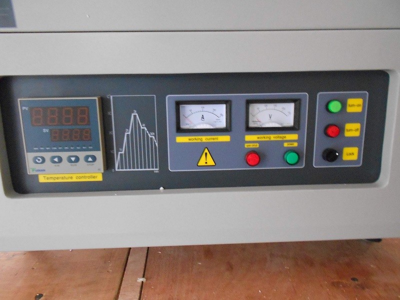 60x400mm Electric Vacuum Reduction Tube Furnace 1200C -0.1MPa