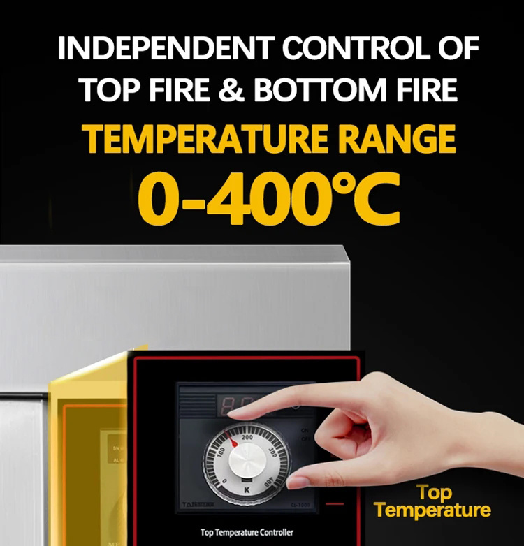 Premium Gas Baking Bakery Oven with Computer Panel Ome in Differnt Layers