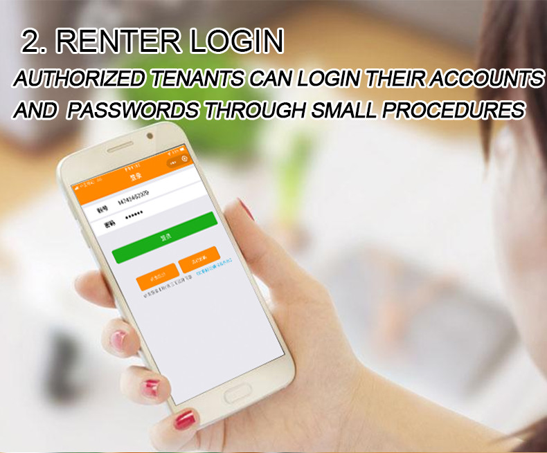 Intelligent Wireless Remote Door Lock APP Remote Control Anti Cat Eye Functions