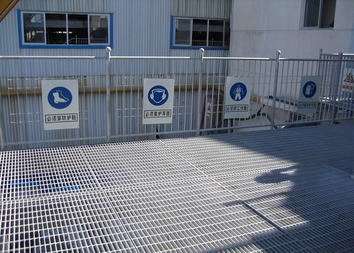 Hot Dip Galvanized Mild Steel Grating Platform Explosion Proof