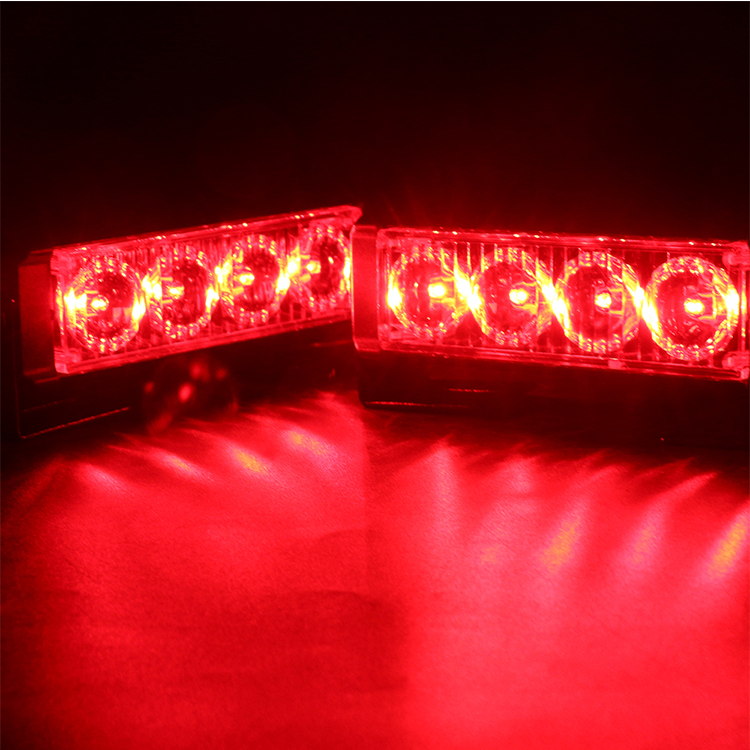 8Models 640lm LED Strobe Warning Lights Blue Red Amber White