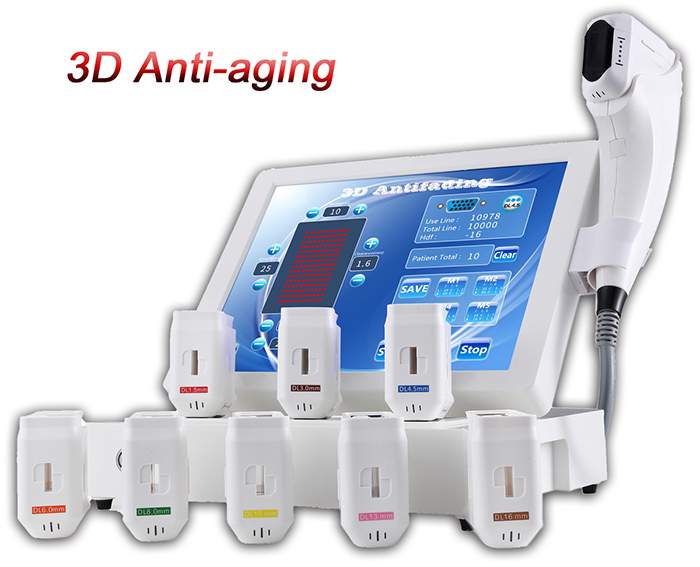 12 Lines HIFU Slimming Machine 3D Anti Wrinkle RF Firming Face