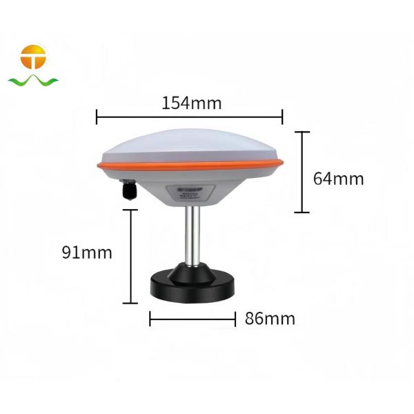 High Precision RTK GNSS Antenna with L1/L2/L5 Support, IP67 Waterproof, and 30±3.0dB LNA Gain for Reliable GPS Reception