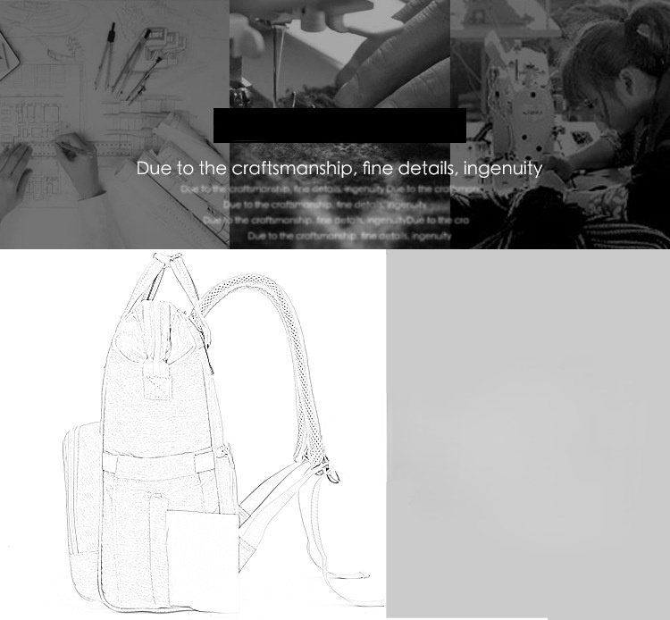 Hot Insulation Mummy Maternity Nappy Bag Waterproof Large Capacity Baby Diaper Bag With Stroller Strap For Baby Care