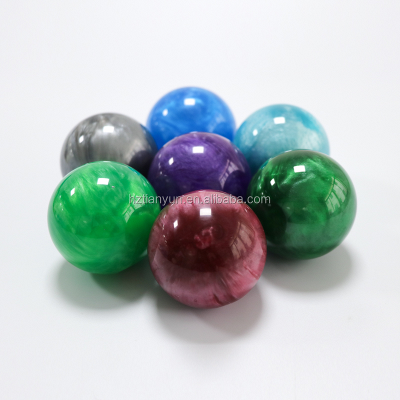 Custom Colorful Ball Gear Shift Knob Resin 54mm OEM Accpetable