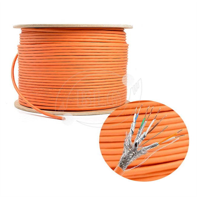 Copper Cat 7 Ethernet Cable / LSZH Jacket Cat 7 Network Cable 300M 500M