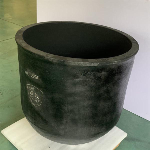 High Oxidation Resistance Metal Melting Crucibles Conventional Silicon Graphite Crucibles Circular