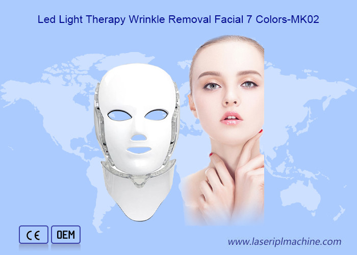 Home Use Rechargeable Wireless 7Color Beauty Light Therapy Led Facial Masks