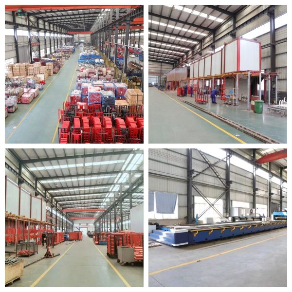 Walking Type Manual Stacker Pallet Truck Forklift 4m Lift Height Stacking