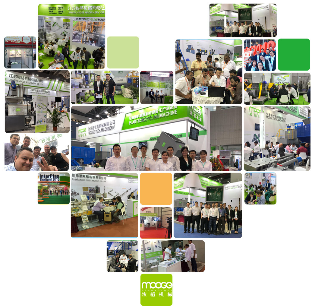 Low Consumption Pet Bottle Hot Washing Plastic Recycling Machine