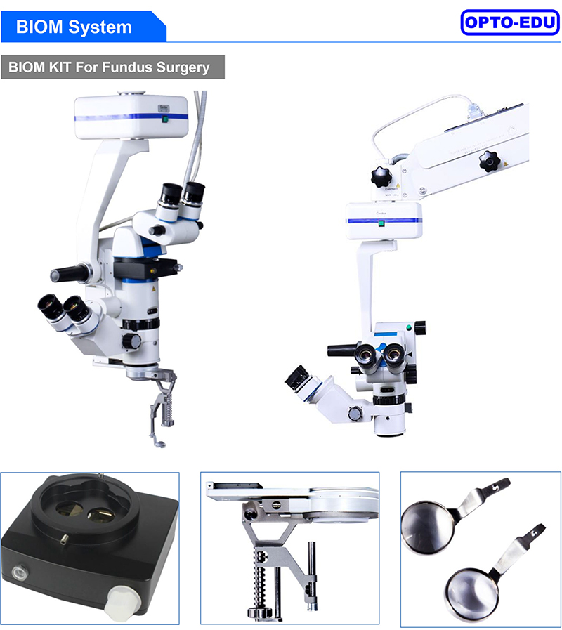 Dual Head Motor Operating Microscope Ophthalmology Zoom 4.5x~27.3x A41.1935
