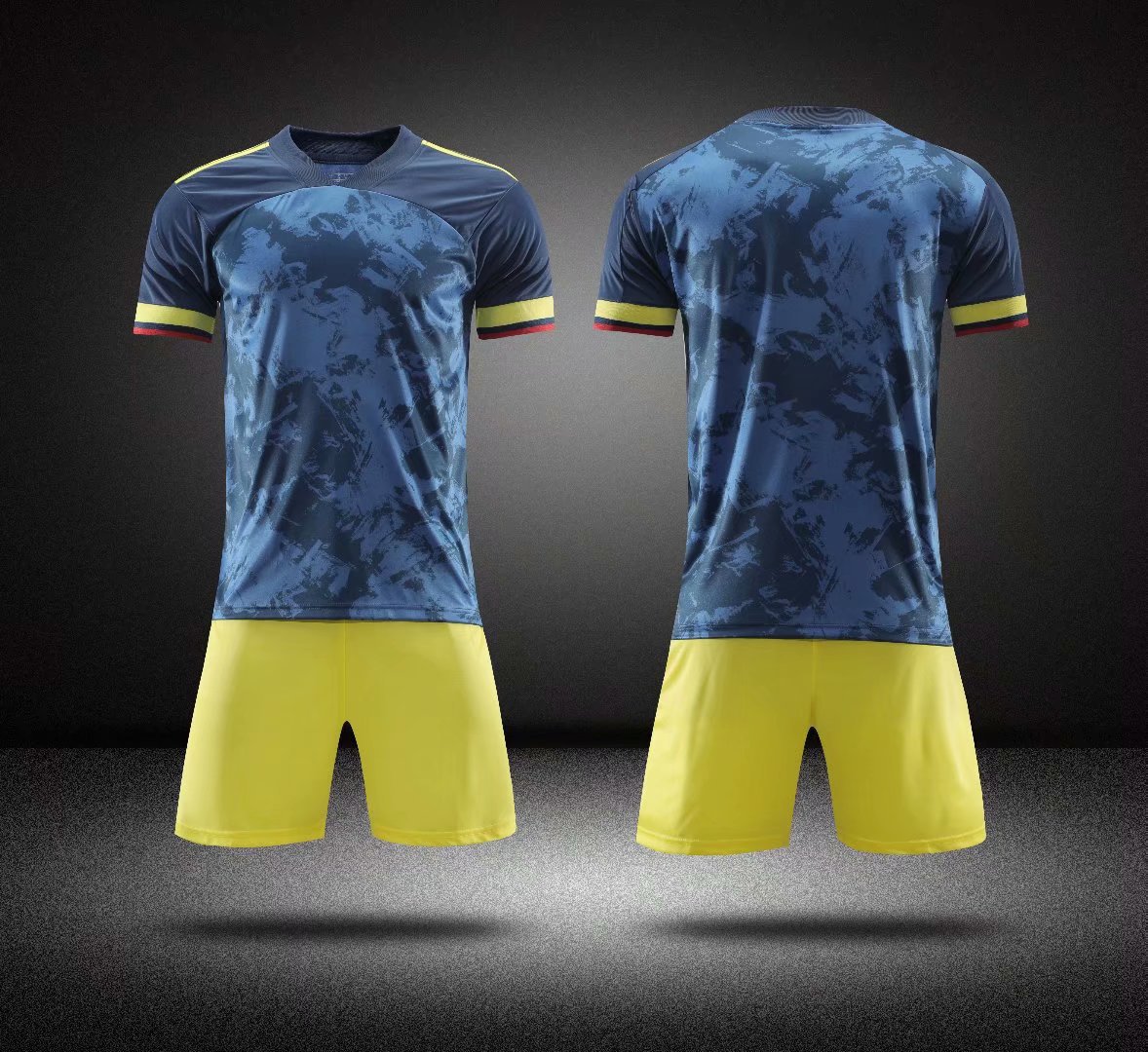 2021 2022 cheap low MOQ customize logo retro team football clothes shirts uniform soccer jersey suit