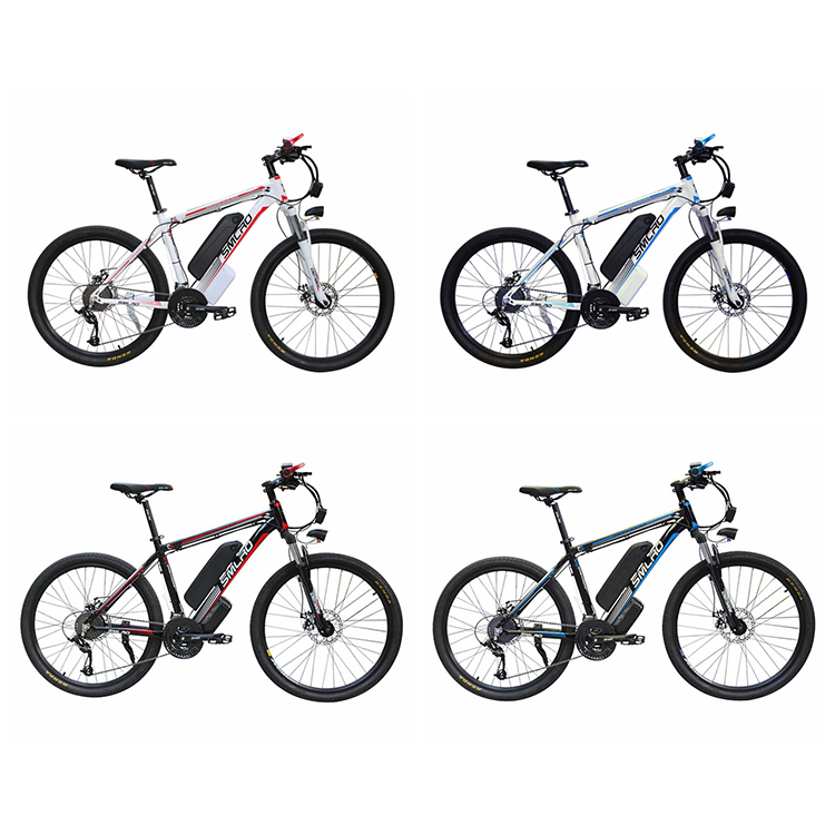 Waterproof Electric Mountain Bicycles Aluminum Alloy Frame LED Headlight