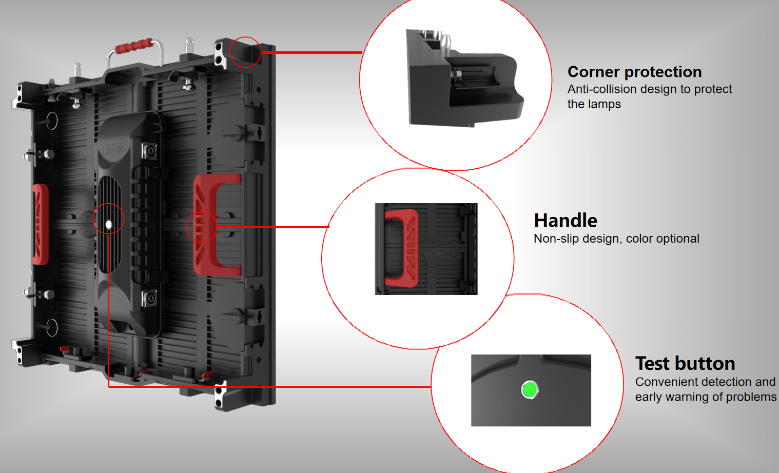 500x500 Led Screens For Events Truss Hanging Stage Led Video Wall P1.9 2.6 2.9 3.9