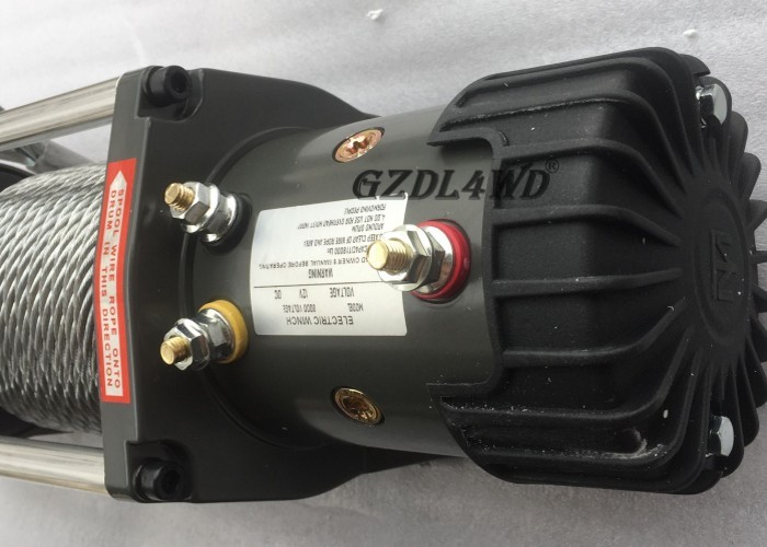 5 Ton Off Road Heavy Duty Electric Winch Steel Wire 10000lbs Single Line 12V 24V