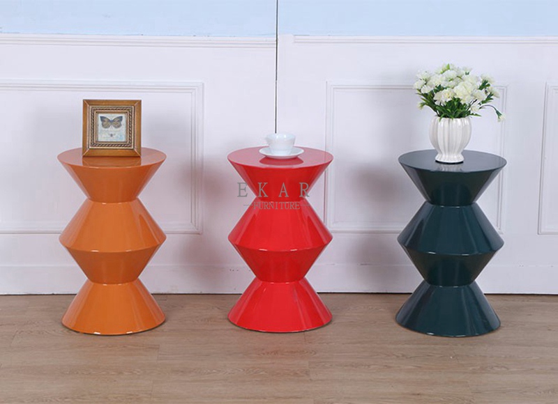 New Simple Design Modern MDF Round Small End Table