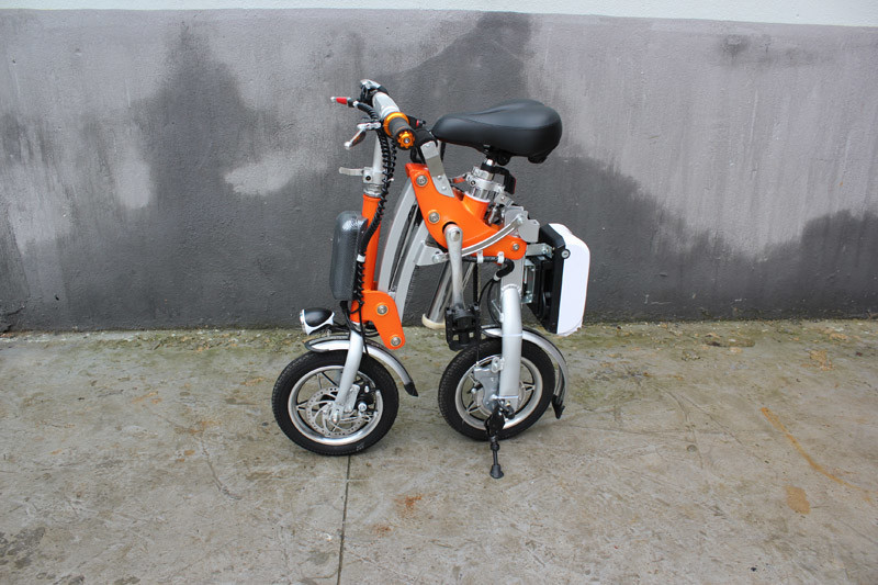 Mini 12" Folding Electric Commuter Bike With 36V 8Ah Li Ion Battery